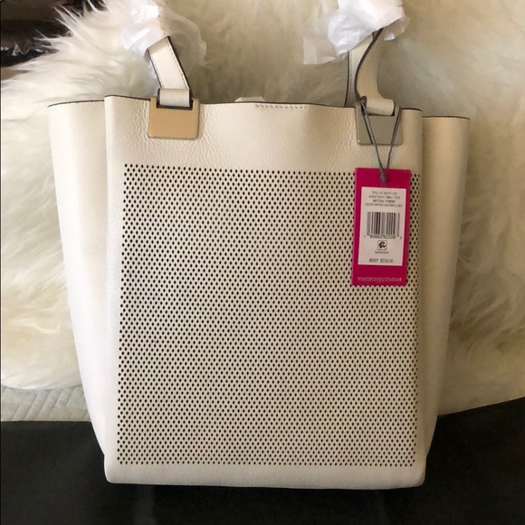 VINCE CAMUTO LEATHER TOTE - Picture 4 of 8